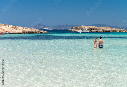 Ses Illetes Beach in Formentera, Spain