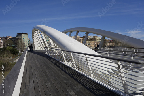 Ponte della Musica is a bridge spanning the river Tiber and connecting the rione of Della Vittoria and Flaminio in Rome Italy