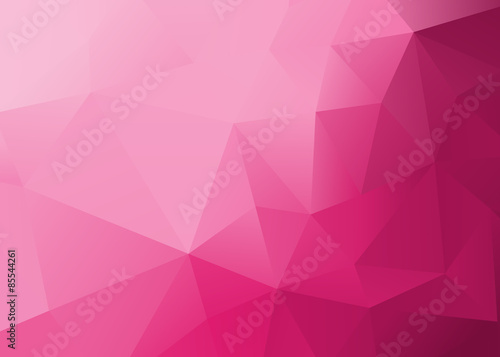 Abstract Low Poly Pink Background 