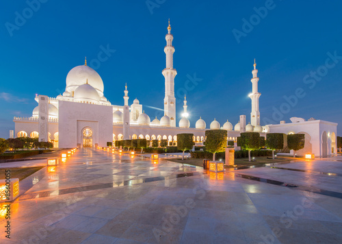 Sheikh Zayed Mosque in Abu Dabi
