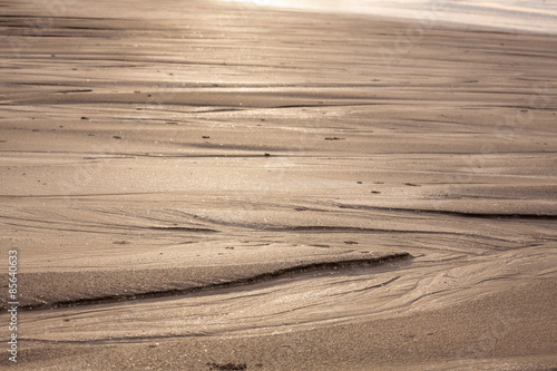 Natural sand patterns in beach