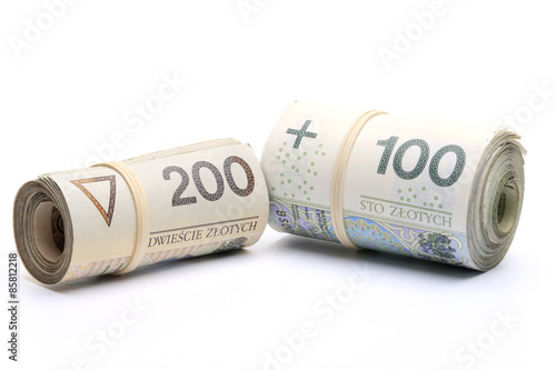 pieniądze, polska, banknoty, złotówki