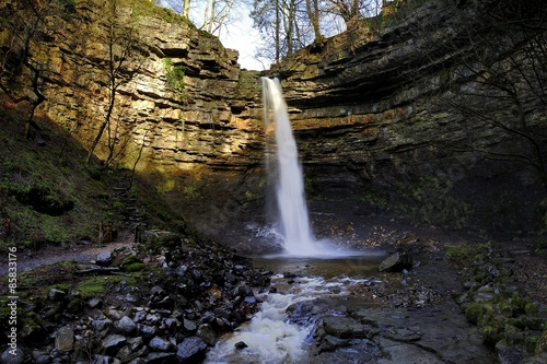 Winter at Hardrow Force, Yorkshire