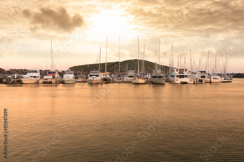 Harbor landscape