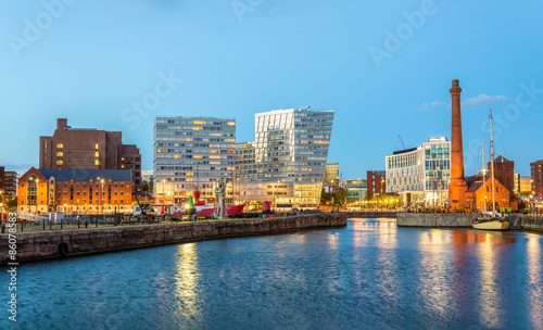 Canning Dock, the Port of Liverpool - England