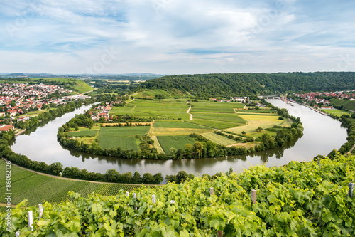 Neckarschleife bei Mundelsheim