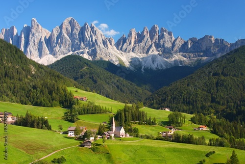 The Dolomites in the European Alps