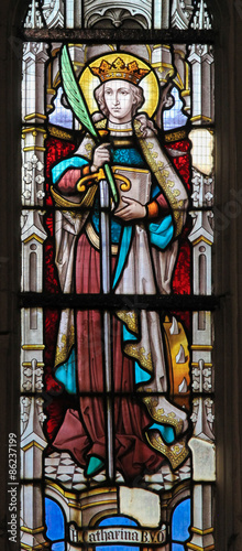 Stained Glass - Saint Catherine