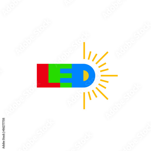 LED technology logo.