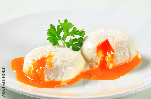 Poached eggs