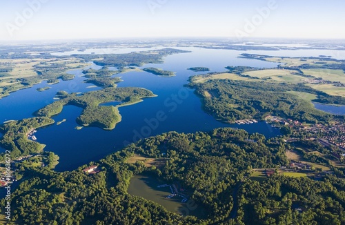 Aerial view of Mazury