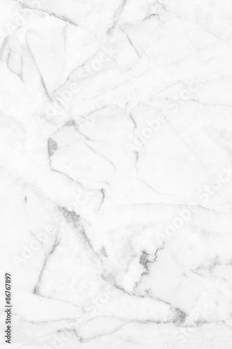 Tekstura białego marmuru, szczegółowa struktura marmuru w naturalny wzór na tło i design.