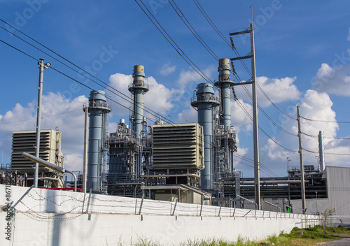 A power plant for the production of electricity