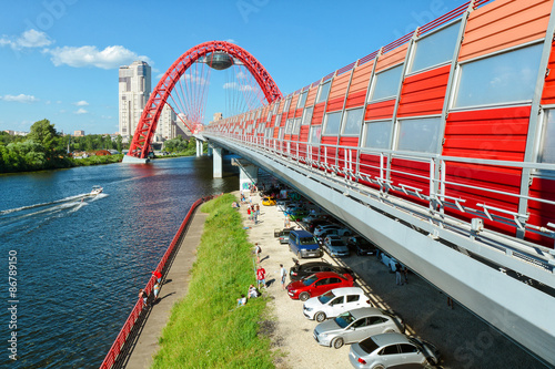 Вид на Москву-реку и Живописный мост, Москва