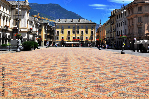 Aosta town square