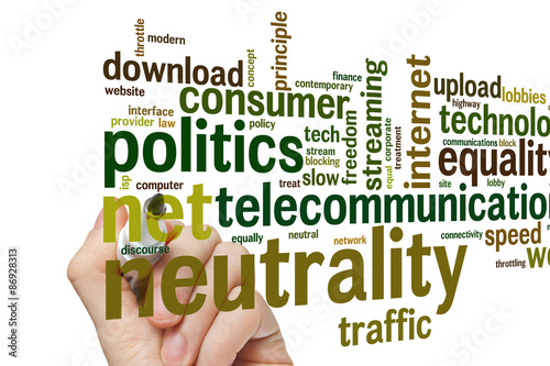 Net neutrality word cloud