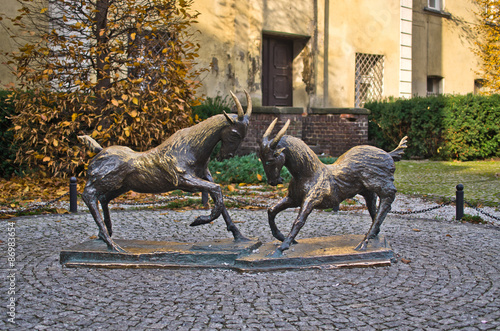 Goats - the symbol of Poznan, Poland