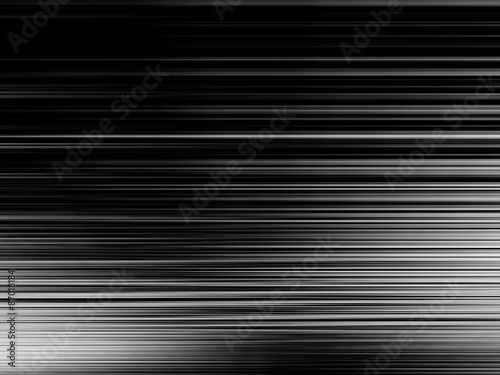 Abstract black and white stripes background with motion blur eff