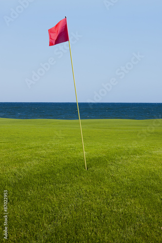 Golfplatz am Meer