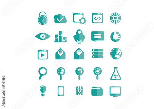 Icons set seo