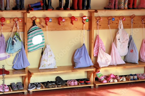 inside of classroom in a kindergarten