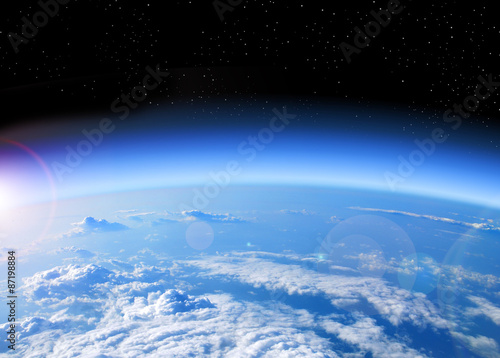 view of Earth from space