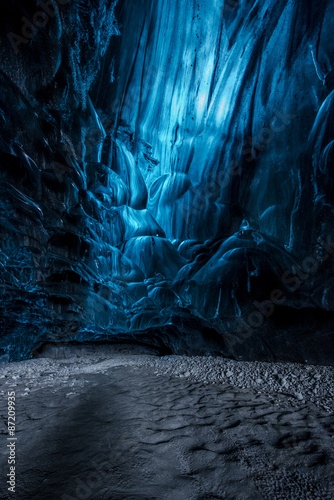 Ice caves in Iceland