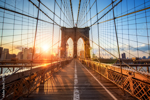 Brooklyn Bridge in New York City USA