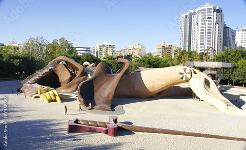 Parque infantil Gulliver en Valencia, España 