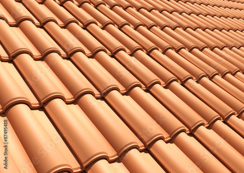 roof tile.Seamless pattern.