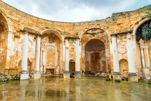 Sant'Ignazio Church ruins in Mazara del Vallo, Sicily