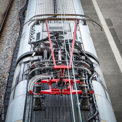 Pantograph connected