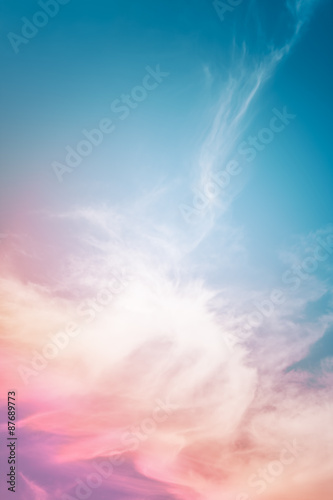 Multicolored Cloud Abstract