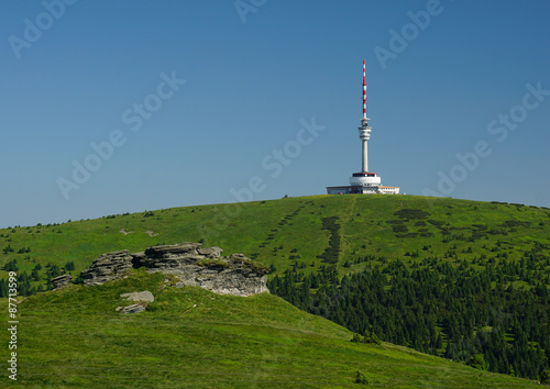 Praděd Mountain is the highest mountain in Moravia, Peter stones are part of the National Nature Reserve Praděd.