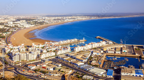 Panorama of Agadir, Morocco