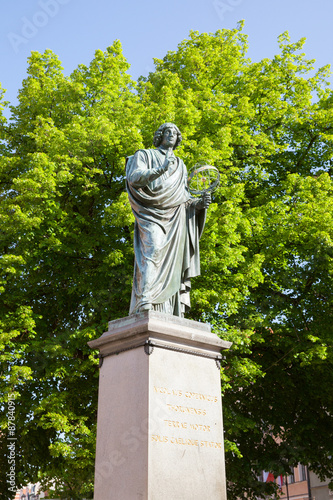 Copernicus Monument was erected in 1853 by a "monument committee" of the city's residents