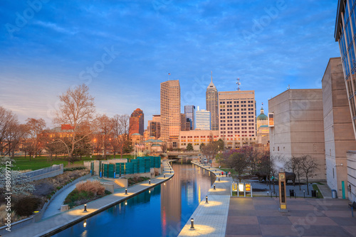 Downtown Indianapolis skyline