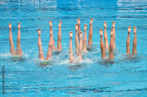 synchronized swimming