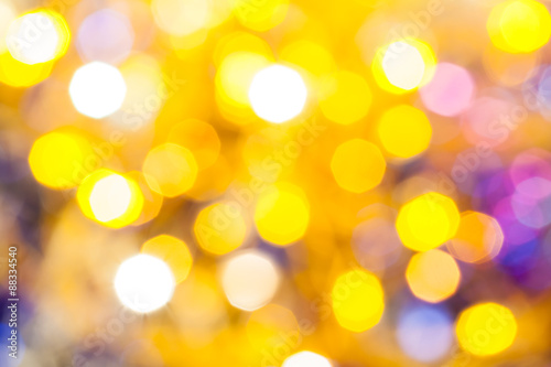 yellow violet blurred shimmering Christmas lights