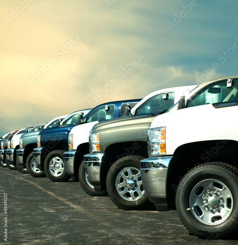 trucks at dealership