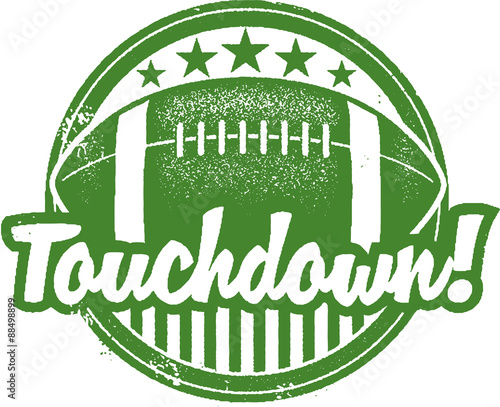 Touchdown Football Stamp