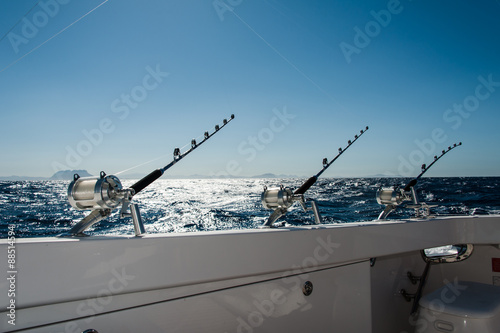 fishing on the boat