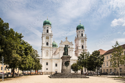 The historic dome "Sankt Stephan" of Passau in Bavaria