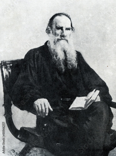 Leo Tolstoy, russian writer (Ilya Repin, 1887)