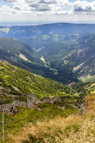 Mountain Range landscape - Snezka / Sniezka - Krkonose / Karkonosze 
