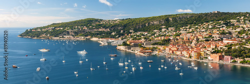 Villefranche-sur-Mer and Cap de Nice on French Riviera