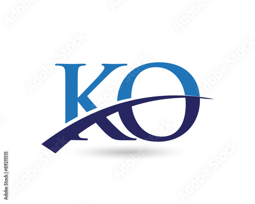 KO Logo Letter Swoosh