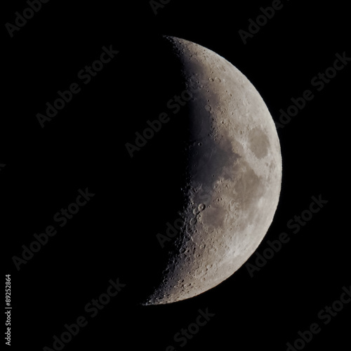 First quarter moon