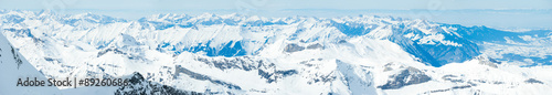 Swiss Alps mountain landscape, Jungfrau, Switzerland