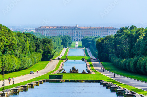 Palazzo Reale in Caserta on June 1, 2014. It was the largest palace erected in Europe during the 18th century.